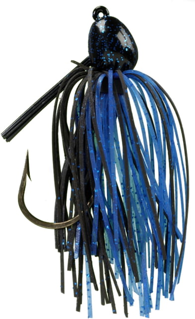 Strike King Bitsy Bug Mini Jig Fishing Lure Casting Jig Black and Blue 1/8oz