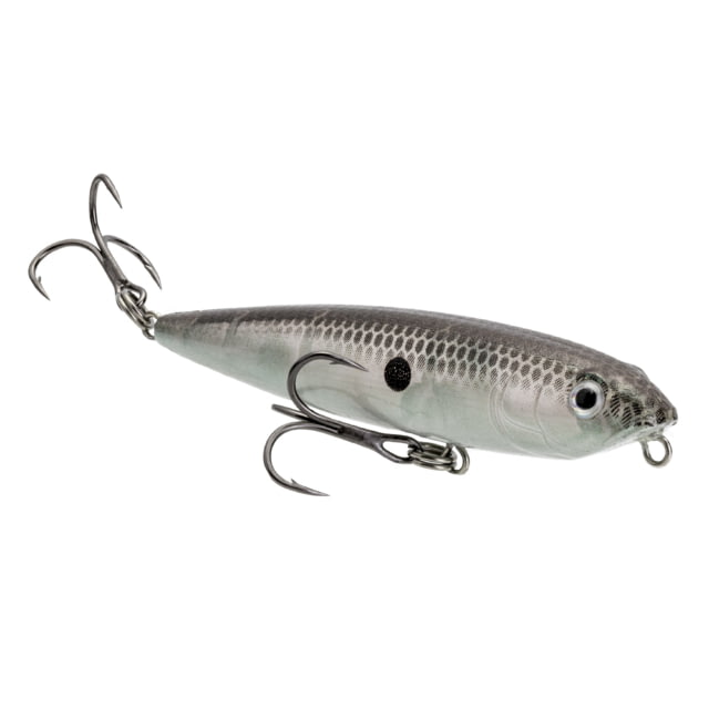 Strike King Bitsy Dawg Topwater Fishing Lure Walking Bait 2-3/4in 3/16oz SZ 6 Treble Hooks Green Gizzard