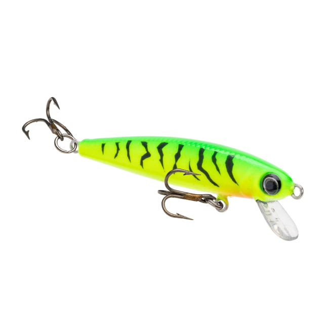 Strike King Bitsy Jerkbait Fishing Lure Slow Sinking Minnow Profile Hard Bait 1/8oz SZ 10 Treble Hooks Firetiger