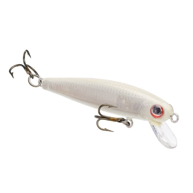 Strike King Bitsy Jerkbait Fishing Lure Slow Sinking Minnow Profile Hard Bait 1/8oz SZ 10 Treble Hooks Pro Bone