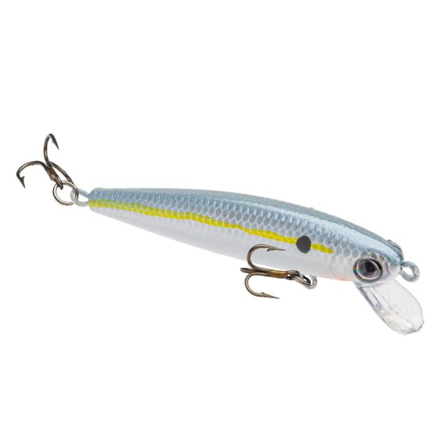 Strike King Bitsy Jerkbait Fishing Lure Slow Sinking Minnow Profile Hard Bait 1/8oz SZ 10 Treble Hooks Sexy Shad