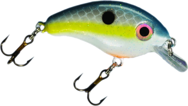 Strike King Strike King Bitsy Pond Minnow Fishing Lure Shallow Diving Crankbait Sexy Shad 1/8oz