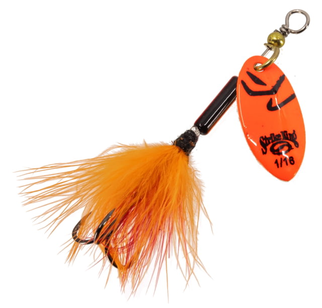 Strike King Bitsy Spinner Fishing Lure In-Line Spinner 1/16oz SZ 10 Hook Painted Blade Fire Craw