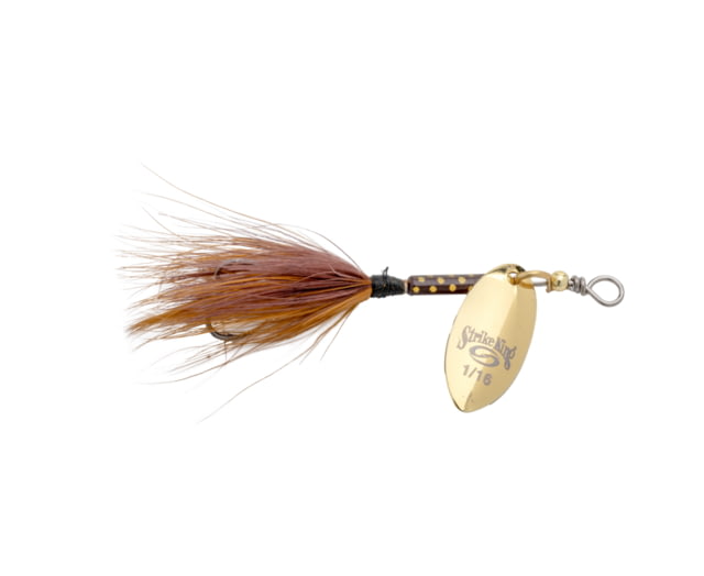 Strike King Strike King Bitsy Spinner Fishing Lure In-Line Spinner 1/16oz SZ 10 Hook Gold Blade Baby Carp