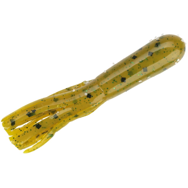 Strike King Bitsy Tube Fishing Lure Soft Plastic Tube Mustard 2 3/4in 10-Pack