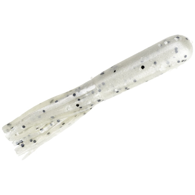 Strike King Bitsy Tube Fishing Lure Soft Plastic Tube Pearl Pepper 2 3/4in 10-Pack