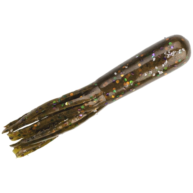 Strike King Bitsy Tube Fishing Lure Soft Plastic Tube Watermelon Seed Copper Craw 2 3/4in 10-Pack