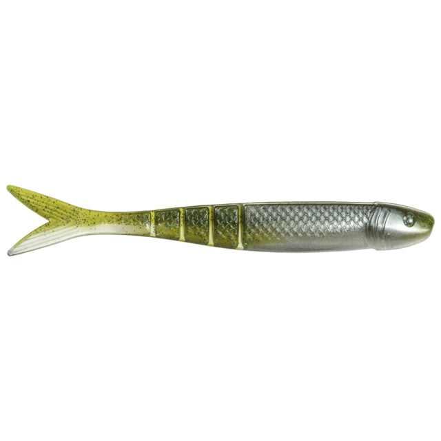 Strike King KVD Perfect Plastics Blade Minnow Soft Plastic Swimbait Fishing Lure KVD Magic 4 1/2in 8-Pack