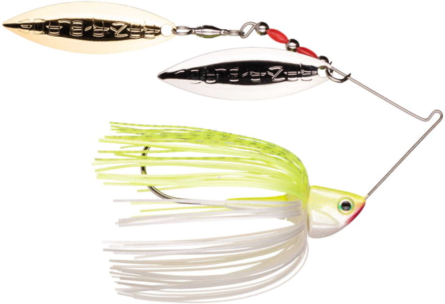 Strike King Strike King Burner Spinnerbait Fishing Lure Chartreuse White 3/8oz