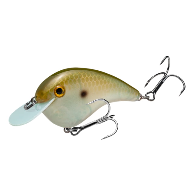 Strike King Chick Magnet Jr Fishing Lure Flatside Crankbait Green Gizzard Shad 1/4oz