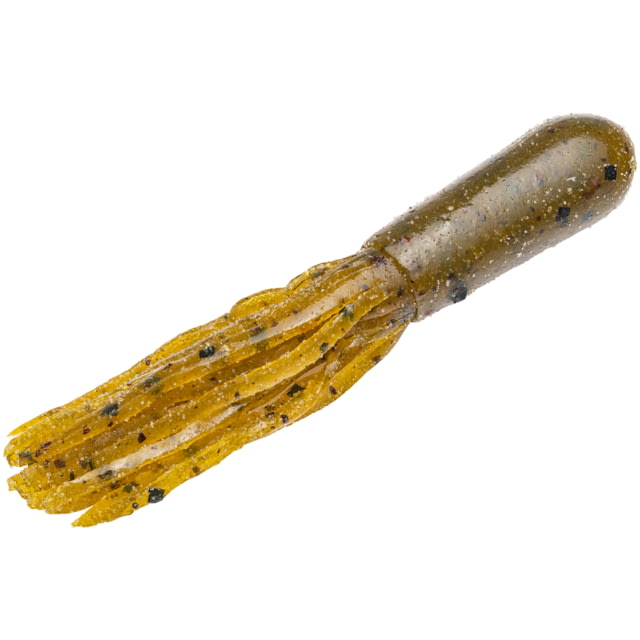 Strike King Coffee Fat Tube Fishing Lure Soft Plastic Tube Green Pumpkin 2 3/4in 9-Pack