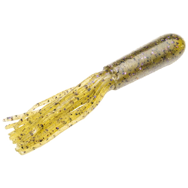 Strike King Coffee Tube Fishing Lure Soft Plastic Tube Light Melon Purple 3 1/2in 8-Pack