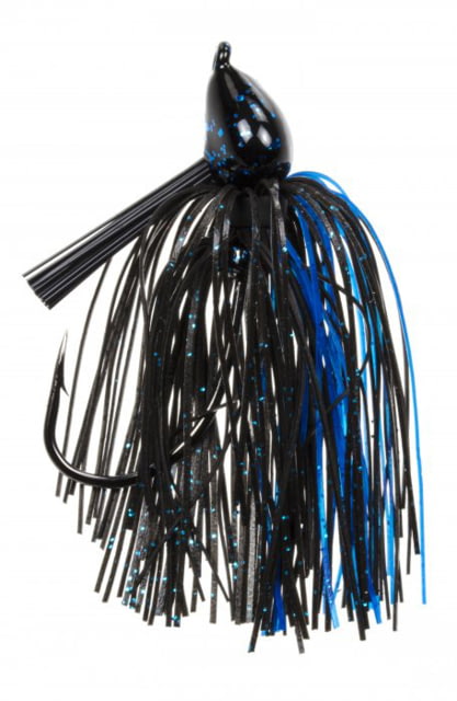 Strike King Denny Brauer Structure Jig 3in 1/2 oz Black Blue Flake1pk