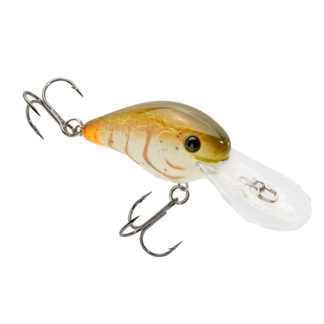 Strike King Gravel Dawg 10 Fishing Lure Medium-Diving Crankbait Wide Wobbling 10ft Diving Depth 1/2oz SZ 4 Short Shank Treble Hooks Bone Craw