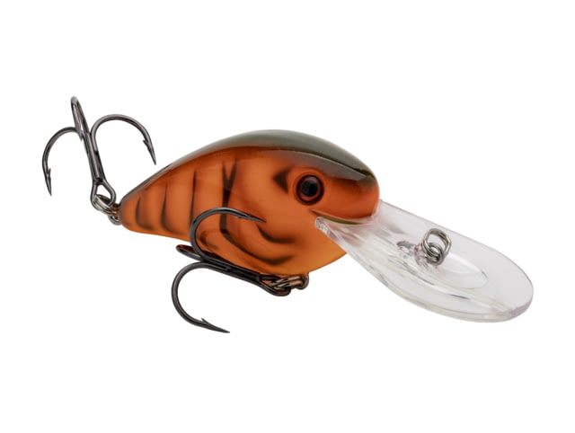 Strike King Gravel Dawg 10 Fishing Lure Medium-Diving Crankbait Wide Wobbling 10ft Diving Depth 1/2oz SZ 4 Short Shank Treble Hooks Fire Craw