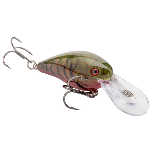 Strike King Gravel Dawg 10 Fishing Lure Medium-Diving Crankbait Wide Wobbling 10ft Diving Depth 1/2oz SZ 4 Short Shank Treble Hooks Phantom Watermelon