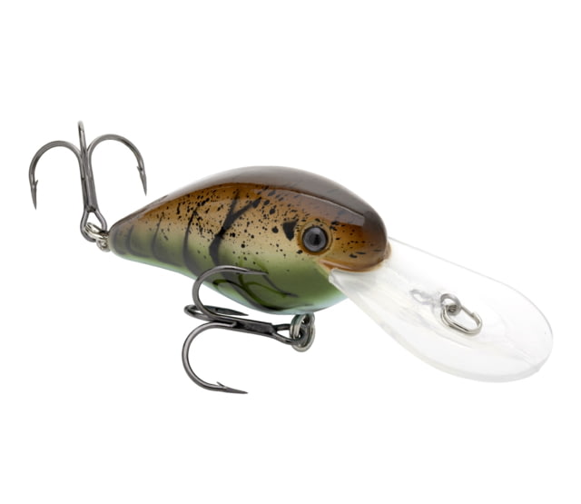 Strike King Gravel Dawg 10 Fishing Lure Medium-Diving Crankbait Wide Wobbling 10ft Diving Depth 1/2oz SZ 4 Short Shank Treble Hooks Table Rock Craw