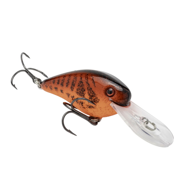 Strike King Gravel Dawg 8 Fishing Lure Medium-Diving Crankbait Wide Wobbling 8ft Diving Depth 1/2oz SZ 4 Short Shank Treble Hooks Chili Craw