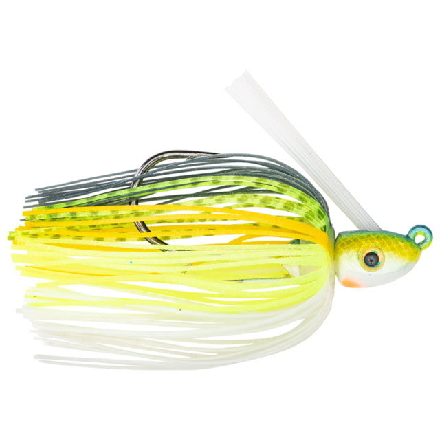 Strike King Hack Attack Heavy Cover Swim Jig Chartreuse Sexy Shad 3/8 oz