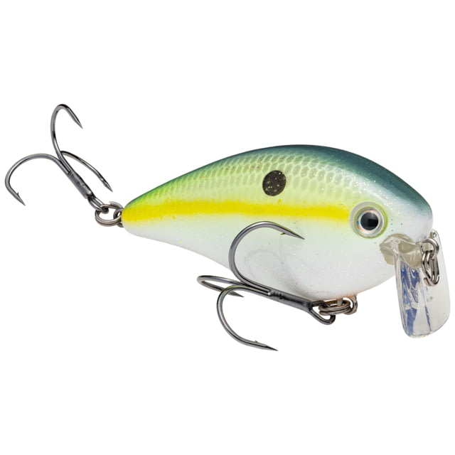 Strike King KVD 2.5 Wake Bait Fishing Lure Topwater Bait Chartreuse Sexy Shad 3/8oz