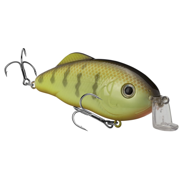 Strike King Hybrid Hunter Jr Fishing Lure Shallow Diving Squarebill Crankbait Chartreuse Perch 1/2oz