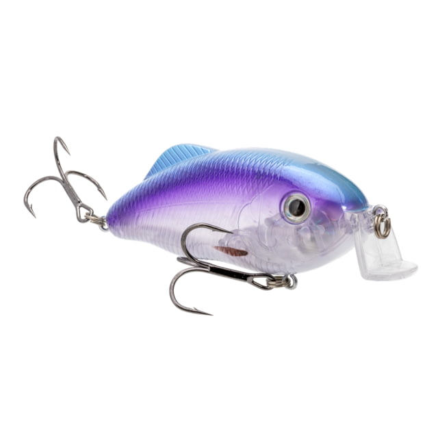 Strike King Hybrid Hunter Jr. Fishing Lure Shallow Diving Crankbait 90-Degree Bill Reflective 3D Eyes Rattle Dives 2 to 4-Feet 1/2oz SZ 4 & 6 Treble
