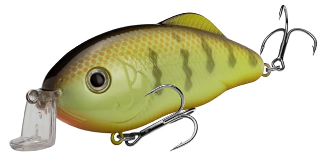 Strike King Hybrid Hunter Jr Shallow Fishing Lure Shallow Diving Crankbait Chartreuse Perch 1/2oz