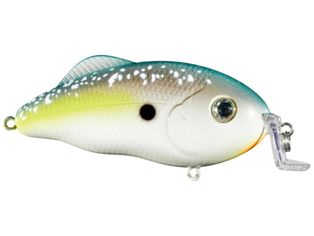 Strike King Hybrid Hunter Shallow Fishing Lure Shallow Diving Crankbait 90-Degree Bill 3D Eyes Loud Rattle Dives 1 to 3-Feet 3/4oz SZ 2 Treble Hooks