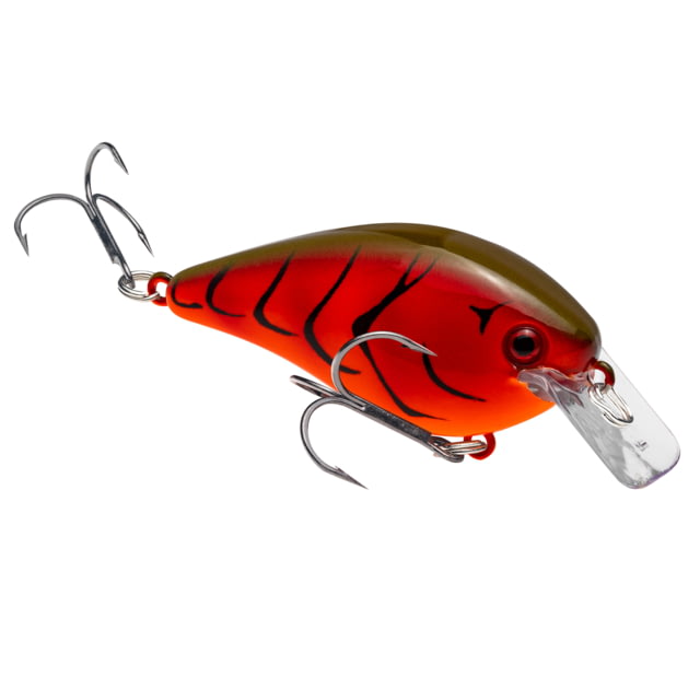 Strike King KVD 1.5 Squarebill Fishing Lure Shallow Diving Squarebill Crankbait Fire Craw 3/8oz