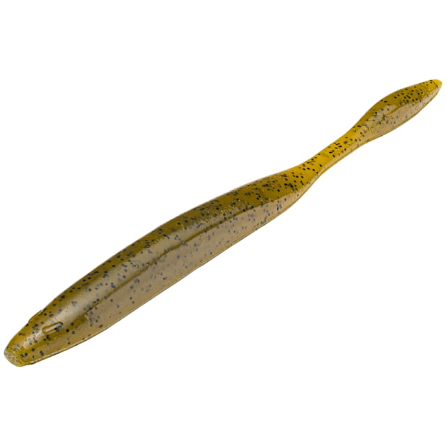 Strike King KVD Dream Shot Fishing Lure Soft Plastic Worm Green Pumpkin 4 1/4in 10-Pack