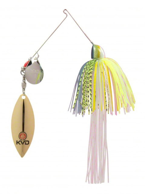 Strike King KVD Finesse Spinnerbait Fishing Hook 3/8oz 1 Piece Chartreuse Sexy Shad