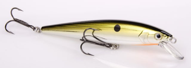Strike King KVD Jerkbait 200 Fishing Lure Medium Diving Jerkbait Chrome Gold Back 3/8oz