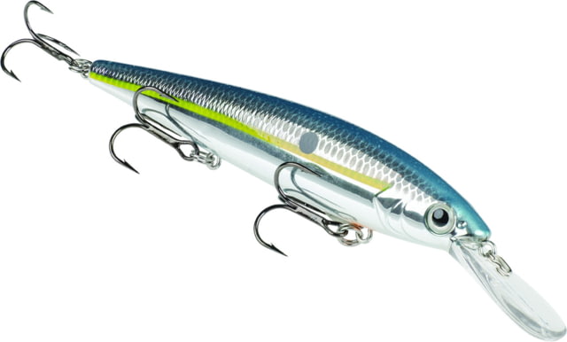 Strike King KVD Deep Jerkbait 300 Fishing Lure Deep Diving Jerkbait Chrome Sexy Shad 3/5oz