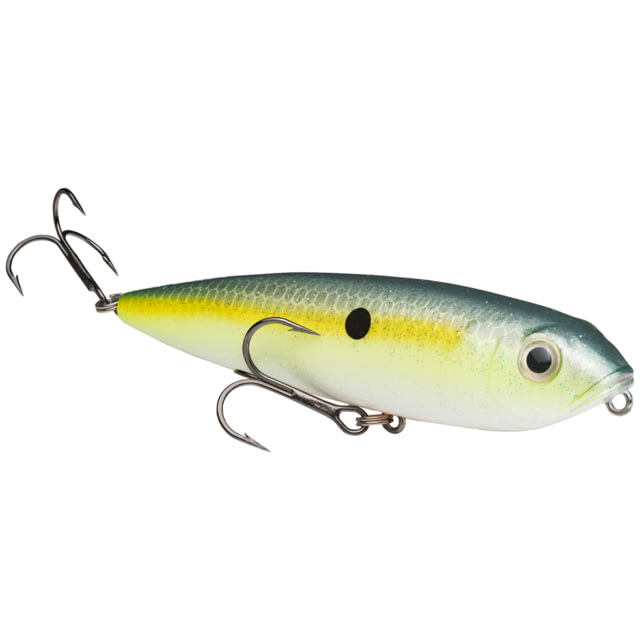 Strike King KVD Sexy Dawg Jr Fishing Lure Topwater Walking Bait Chartreuse Sexy Shad 3/8oz
