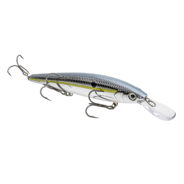 Strike King KVD Sinking Deep Jerkbait Fishing Lure Weight Transfer System 4 3/4in 3/5oz Slow Sinking SZ 2 and 4 Mustad Triple Grip Treble Hooks Chrome