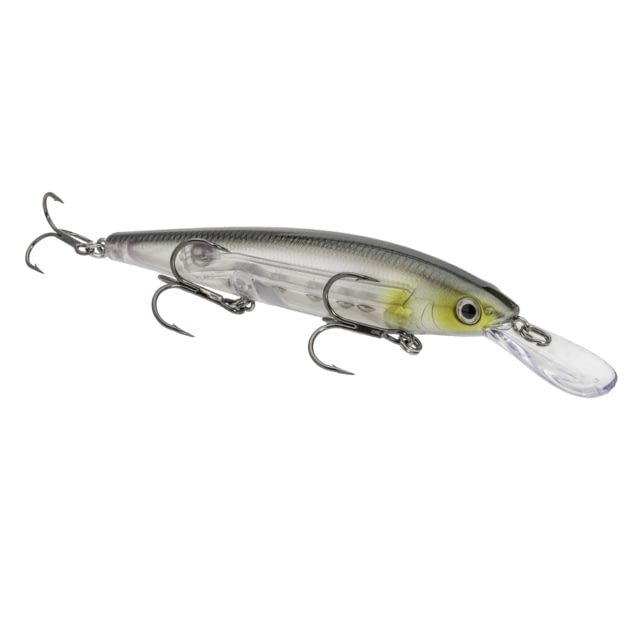 Strike King KVD Sinking Deep Jerkbait Fishing Lure Weight Transfer System 4 3/4in 3/5oz Slow Sinking SZ 2 and 4 Mustad Triple Grip Treble Hooks Clear