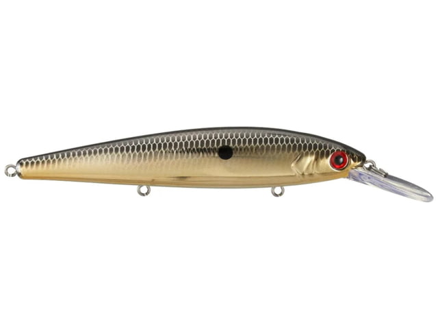 Strike King KVD Sinking Deep Jerkbait Fishing Lure Weight Transfer System 4 3/4in 3/5oz Slow Sinking SZ 2 and 4 Mustad Triple Grip Treble Hooks Gold