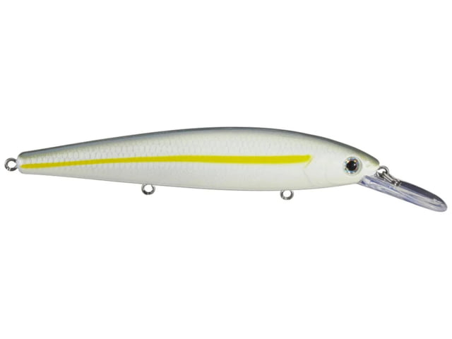 Strike King KVD Sinking Deep Jerkbait Fishing Lure Weight Transfer System 4 3/4in 3/5oz Slow Sinking SZ 2 & 4 Black Nickel Treble Hooks Sexy Blue Back