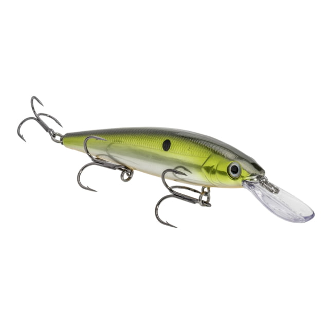 Strike King KVD Sinking Deep Jerkbait Fishing Lure Weight Transfer System 4 3/4in 3/5oz Slow Sinking SZ 2 and 4 Mustad Triple Grip Treble Hooks Silver
