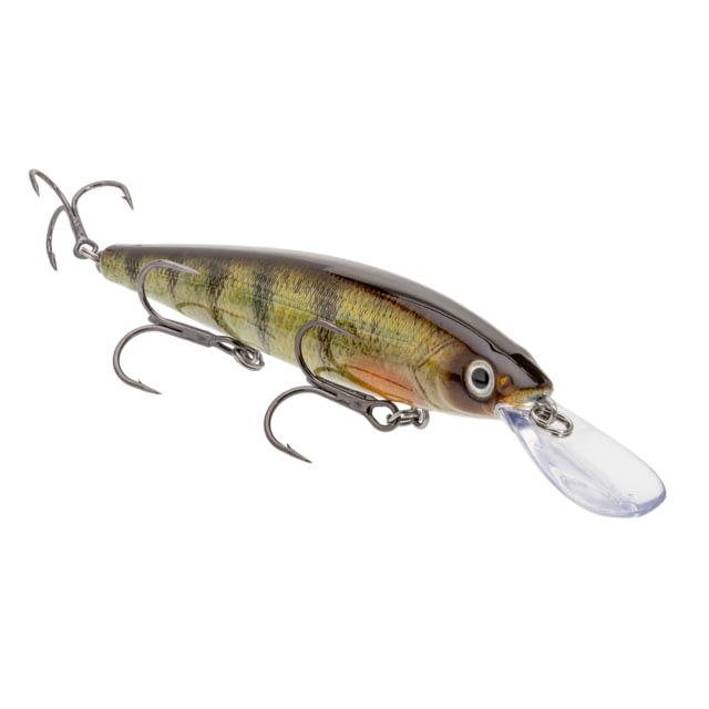 Strike King KVD Sinking Deep Jerkbait Fishing Lure Weight Transfer System 4 3/4in 3/5oz Slow Sinking SZ 2 and 4 Mustad Triple Grip Treble Hooks Yellow