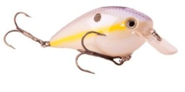 Strike King KVD 2.5 Squarebill Fishing Lure Shallow Diving Squarebill Crankbait Chartreuse Shad 5/8oz