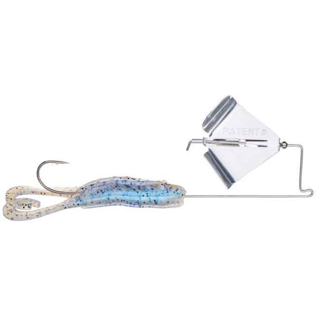 Strike King KVD Toad Buzz Fishing Lure Buzzbait Blue Glimmer w/ Black Flake 3/8oz