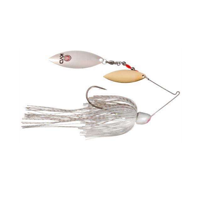 Strike King KVD Finesse Spinnerbait Fishing Lure White 1/2oz
