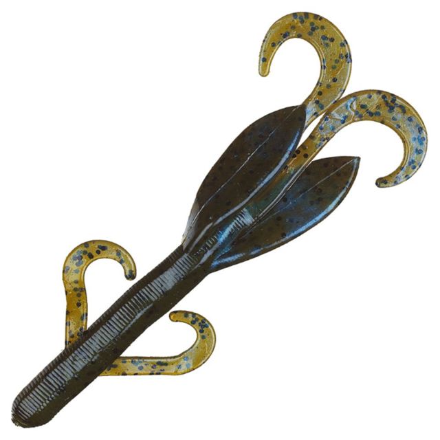 Strike King KVD Perfect Plastics Game Hawg Soft Plastic Creature Fishing Lure Blue Craw 4in 8-Pack