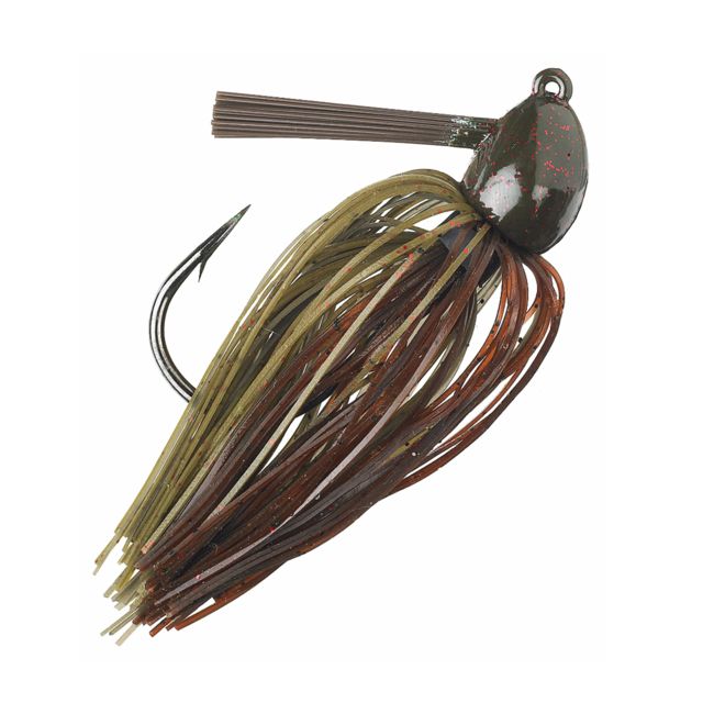 Strike King Hack Attack Fluorocarbon Flippin Jig Flipping Jig Fishing Lure Green Pumpkin Craw 1/2oz