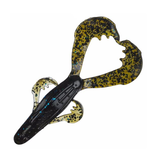 Strike King Rage Space Monkey Fishing Lure Soft Plastic Creature Okeechobee Craw 4in 6-Pack
