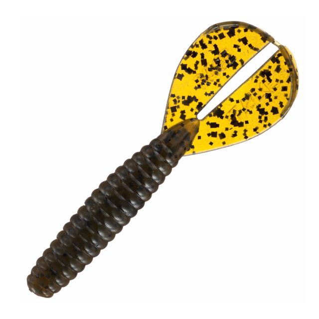 Strike King Rage Twin Tail Menace Fishing Lure Soft Plastic Grub Green Pumpkin 3 1/2in 8-Pack