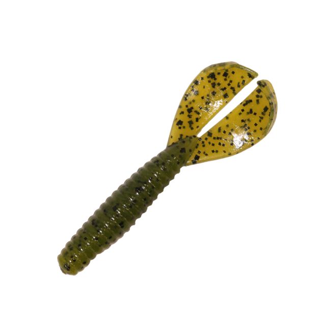 Strike King Rage Twin Tail Menace Fishing Lure Soft Plastic Grub Watermelon Seed 3 1/2in 8-Pack