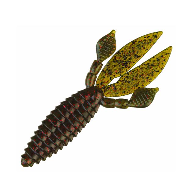 Strike King Rodent Fishing Lure Soft Plastic Creature Watermelon Seed w/ Red Flake 4in 6-Pack