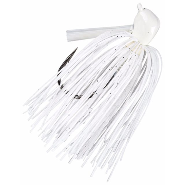 Strike King Tour Grade Skipping Jig Fishing Lure Skirted Skipping Jig White 1/2oz